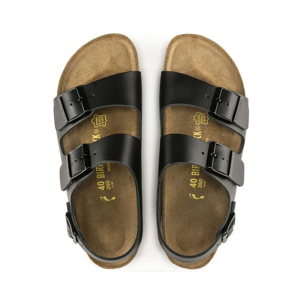 Milano Black Smooth Leather - Image 3